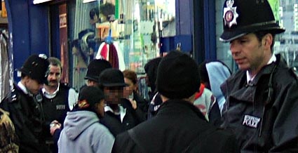 Police and Thieves, Brixton street scenes, January 17th  2006, Brixton, London SW9