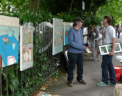 Urban Art Fair, Sat and Sun, 19th July 2009, Josephine Avenue, Brixton, London SW2
