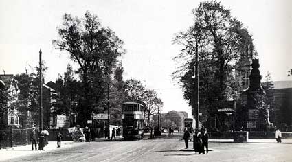 Effra Road, looking south, Brixton, London SW2 1952