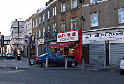 Junction of Coldharbour Lane and Loughborough Road, Brixton, London, 2006