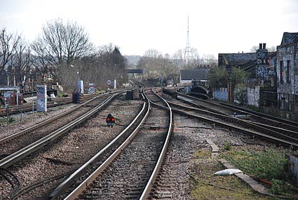 Tracks to Crystal Palace, Herne Hill - Photos of Brixton, Lambeth London, March 2007