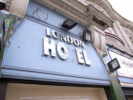 London Hotel, Brixton, Lambeth London, March 2007