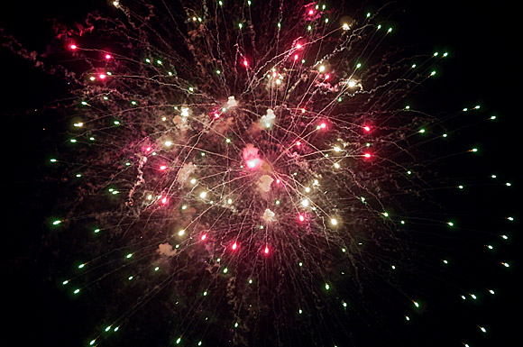 Photos of the fireworks show at Brockwell Park, Herne Hill and Brixton, November 5th 2009