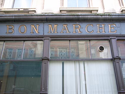 Bon Marche sign, Brixton photos, snapshots on the streets of Brixton, Lambeth, London SW9 and SW2