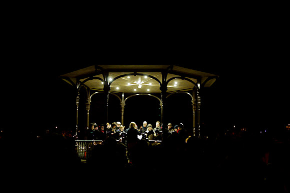 Photos of Carol Singing by Candlelight, Myatts Fields Park in Lambeth, south London, 6th December 