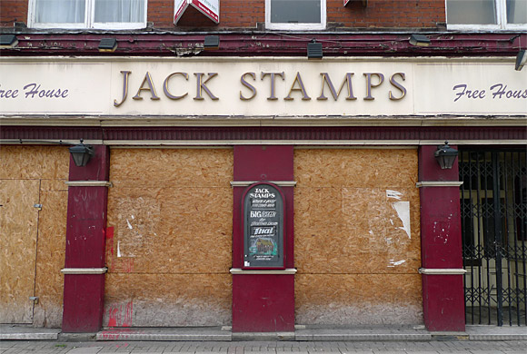 Streatham closed pubs - photos of the Bedford park and Jack Stamps lost pubs along Streatham High Road, south London SW16