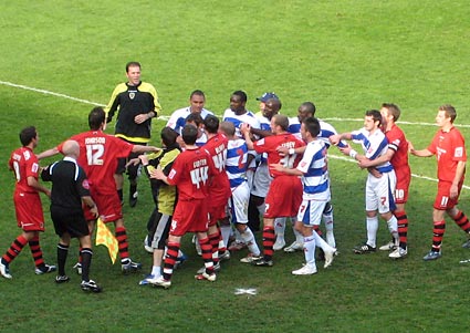 QPR 1 Cardiff 0, Championship,  Loftus Road, London, Saturday, 21 April 2007