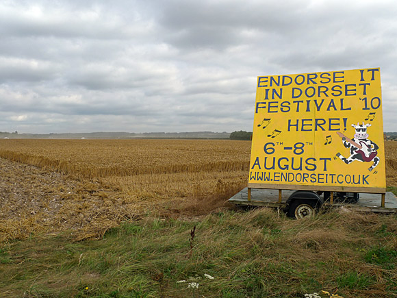 Endorse it in Dorset Festival photos and features, 6th - 8th August 2010, Oakley Farm, Six Penny Handley, Dorset, England