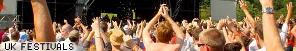 Photos and reports from UK music festivals including Reading, Glastonbury, Big Chill and more