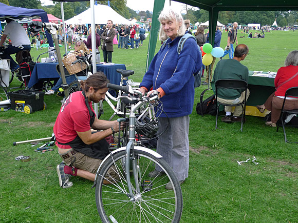 Urban Green Fair, Brockwell Park, Brixton, south London, an independent green fair for London, powered by solar and wind energy, 5th September 2010