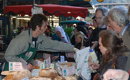 Borough Market, photos of London's oldest food market, by London Bridge, January, 2007