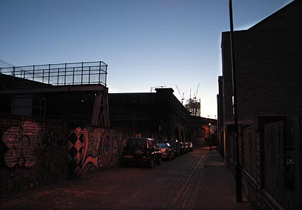 Grimsby Street at night,