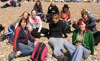 Group shot! Brighton Beach, East Sussex, England
