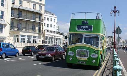 Devil's Dyke bus, Promenade, Brighton, East Sussex