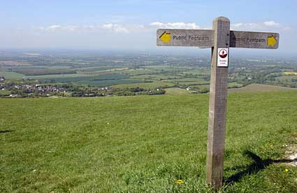 View from Devil's Dyke, South Downs, East Sussex