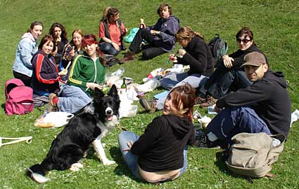 Picnic at Devil's Dyke, East Sussex, England