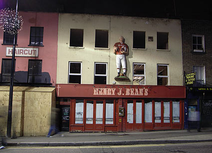Henry J Beans , photos of Camden town and Chalk Farm, north London, England