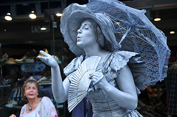 Photos of Covent Garden market and street performers and buskers, Covent Garden, London WC2, London