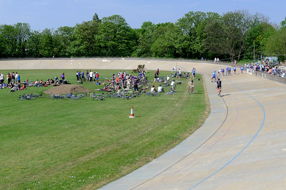 Good Friday Open Day at the Herne Hill Velodrome, 22nd April, 2011, south London