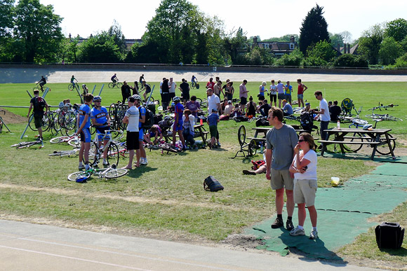Good Friday Open Day at the Herne Hill Velodrome, 22nd April, 2011, south London