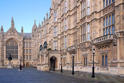 Photos of the Houses of Parliament, also known as the Palace of Westminster or Westminster Palace, London March 2007