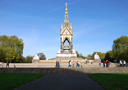 Albert memorial, Hyde Park, London