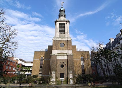 Church of St. Anne, Soho London, February 2007
