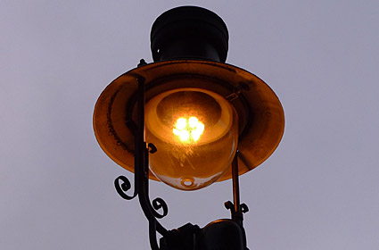 Gas lamps and gaslighting in London