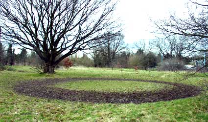 Horse circle, Osterley park, Osterley, west London, England