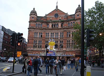 Spamalot at the Palace Theatre, Cambridge Circus, London