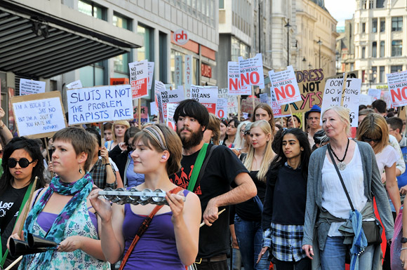London Slutwalk from Piccadilly to Trafalgar Square, Saturday June 11th 2011