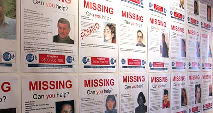 Missing Persons, OXO Gallery, South Bank, London