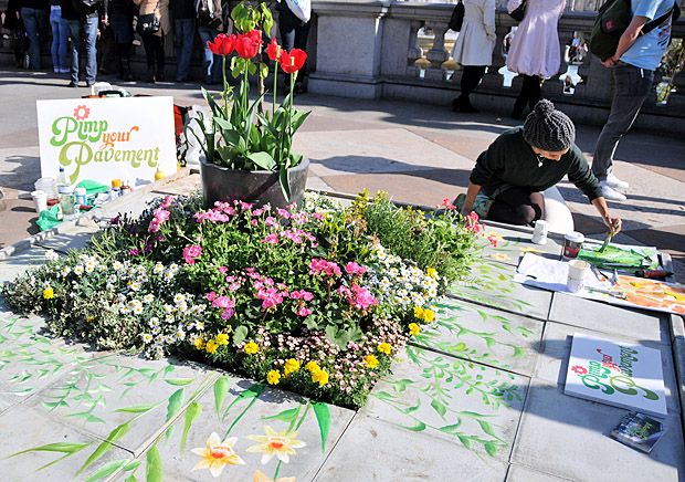 St George's Day festival, Trafalgar Square, central London, Saturday 21st April 2012