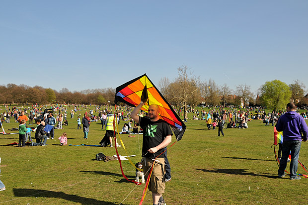 Streatham Kite Day, Streatham Common, south London, 1st April 2012