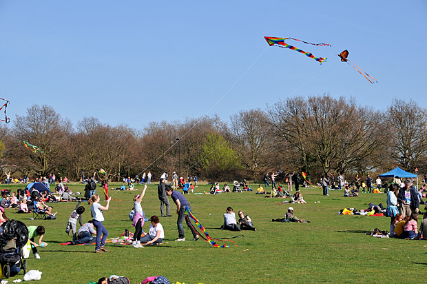 Streatham Kite Day, Streatham Common, south London, 1st April 2012