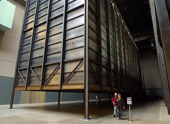 Tate Modern, Miroslaw Balka's 'How It Is' sculpture, Turbine Hall, London, March 2010
