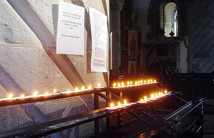 Candles, Abbey Church of Waltham Holy Cross