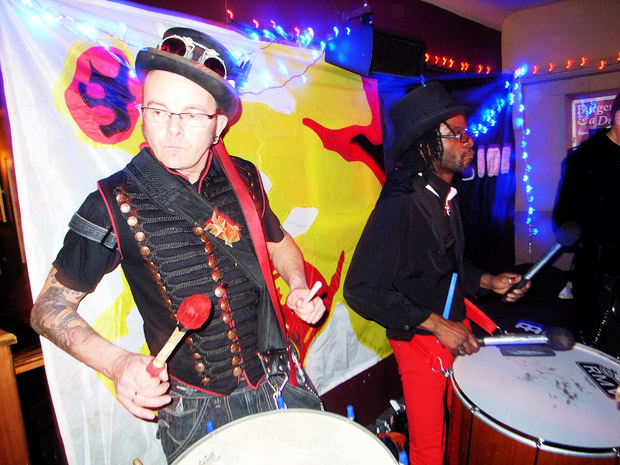 Fri 9th November 2012: LIVE SAMBA SPECIAL at Brixton Offline Club with Barking Bateria playing live at the Prince Albert, 418 Coldharbour Lane, Brixton, London SW9, with DJs playing ska, electro, indie, punk, rock'n'roll, big band, rockabilly and skiffle