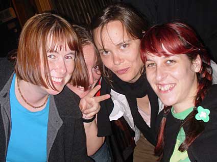 Crowd shot, OFFLINE club at the Dogstar, Brixton, Thursday 28th April 2005, urban75 club night, London.
