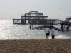 Looking at the West Pier