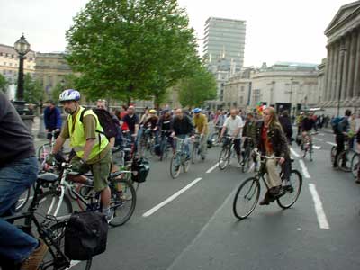 Trafalgar Square Critical Mass, London 31st May 2002