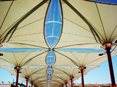 Covered walkway, Millennium Dome
