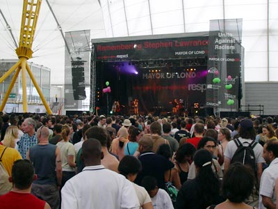 Main stage, Respect Festival, Millennium Dome, 19th July 2003 Greenwich, London