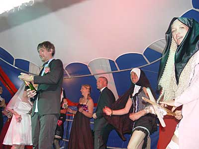 Marriage celebrations, The Chapel of Love and Loathing,  Lost Vagueness, Glastonbury Festival, June 2004