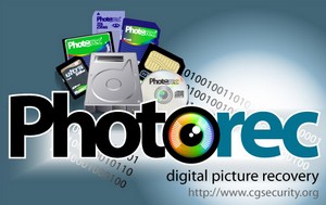 Photorec photograph recovery software