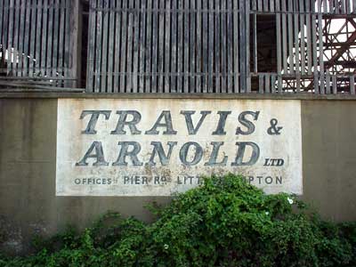 Travis and Arnold old building