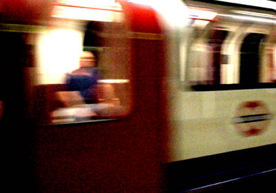 Late night tube train