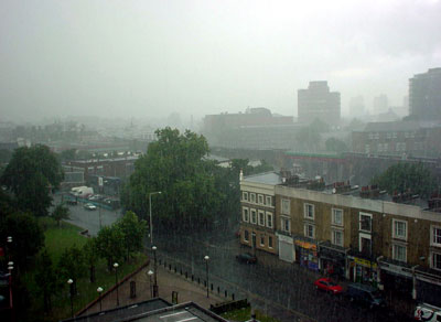 Brixton downpour