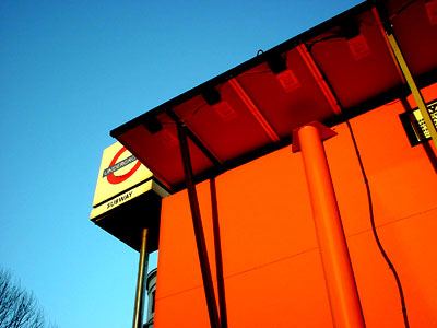 Orange and blue, Charing Cross
