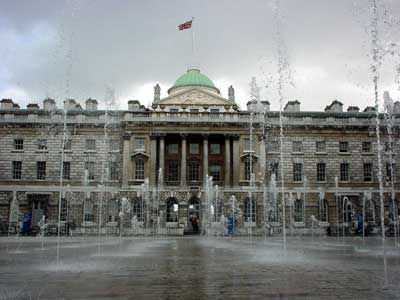 Somerset House fountains